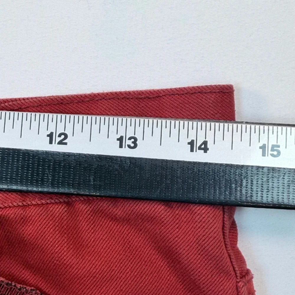 Levi's 511 Boys Youth Jeans 18 Reg 29x29 Burgundy Red Slim Fit Stretch Denim